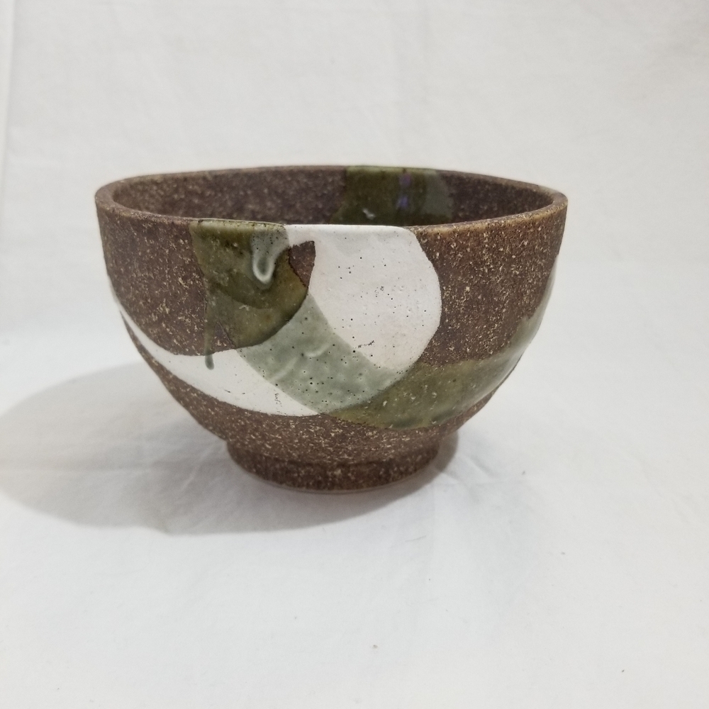 Vintage Brown Dry Glazed Bowl made in Japan